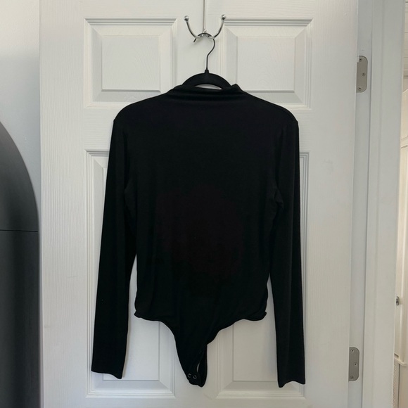 Express Mock Neck Long Sleeve Bodysuit - Picture 1 of 3